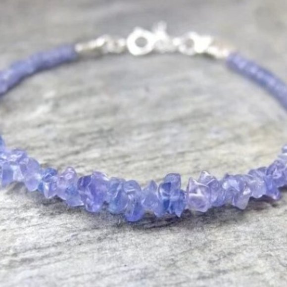 Genuine Tanzanite Bracelet - Picture 2 of 6
